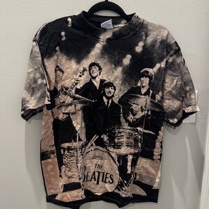 Vintage The Beatles all over print Graphic T-Shirt - All Sport